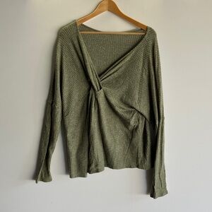 1.4.3. Story by Line Up Olive Green Sweater